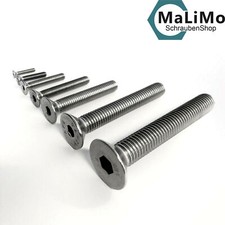 Senkkopfschrauben DIN 7991 M3-M12 Edelstahl A2 V2A VA Senkkopf Innensechskant