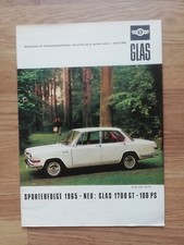 Glas Automobile, Werksnachrichten, Oldtimer