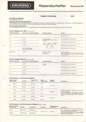 Grundig melody boy 600 - grundig, melody-boy