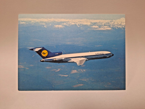 Postkarte boeing 727 - postkarte,