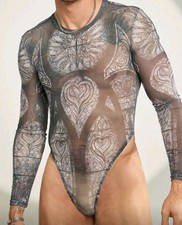 SEXY Gay Sheer BODYSUIT