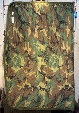 Orig. US Armee Wet Weather Poncholiner Steppdecke Woodland 1997 #2792