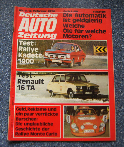 Auto zeitung opel kadett - auto,