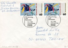 135604) Bund Nr. 1403 (2, Gemälde W. Baumeister) auf FDC m. ESSt. Bonn i.d. SU