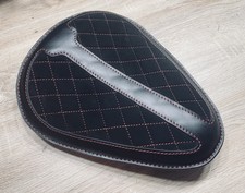 Motorrad Solositz Leder Federsattel für  Bobber