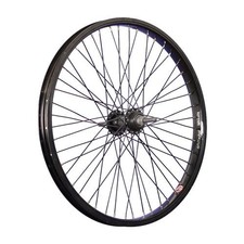 Laufrad 20 Zoll Hinterrad Fahrrad BMX 48 Loch 10mm Achse Aluminiumfelge schwarz