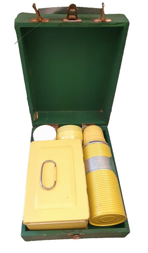 50er 60er picknick koffer - ,