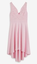 Vokuhila-Kleid aus fester