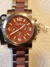 Engelhardt Automatik Armbanduhr Herren Sekundenstop Datum Tag Monat und 24Std. A