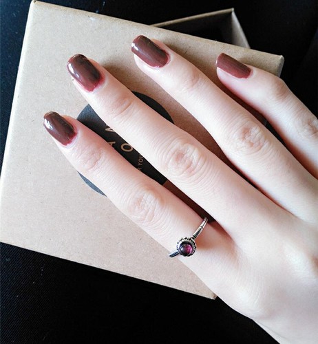 Schmaler damen ring - schmaler,