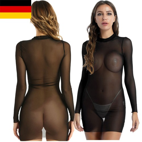 Damen transparent mesh - de,