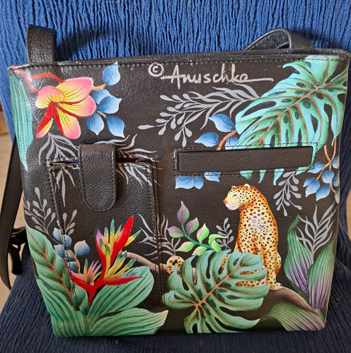 Anuschka leder umhängetasche - leder,