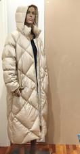 Comma Steppmantel Daunen Mantel Gr. 44 Champagner Farbe