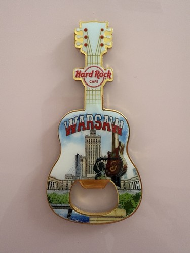 Hard rock bottle opener - rock, warsaw