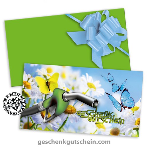 Gutscheinkarten mit kuverts - mit,