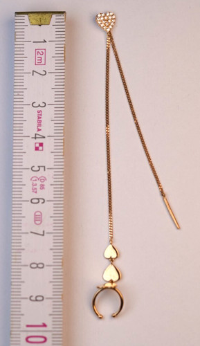 Piercing ohr single mit - single,
