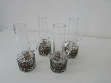 4 alte Schnapsgläser Humpen