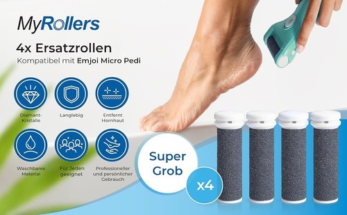 Mineral ersatzrollen - ersatzrollen, (grau)