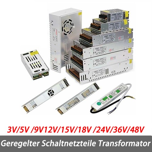 12v 15v 18v 24v 36v - 3v, 5v