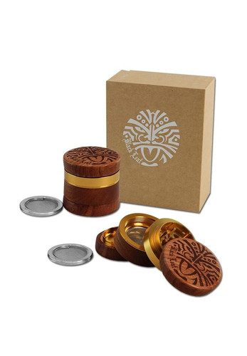 Black leaf alu - leaf, holzgrinder