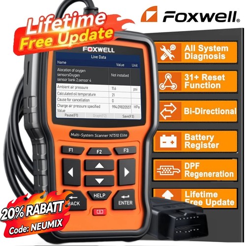 Foxwell nt510 elite fit für - nt510,