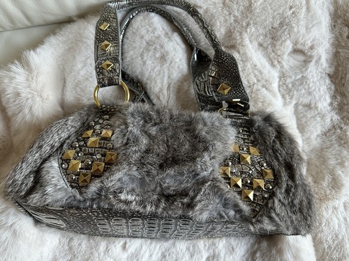 Damen handtasche echt - echt, fell