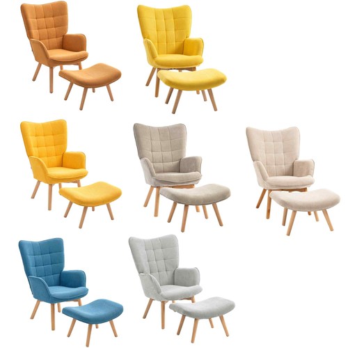 Ohrensessel mit hocker - ohrensessel,