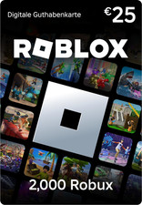 Roblox Guthabenkarte 25 eur