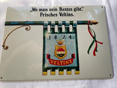 Veltins retro blechschild - veltins,