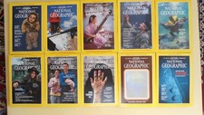 National Geographic 10 Hefte von 1985, englisch - Top