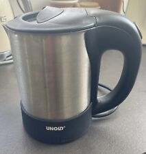 Unold 18575 Reiseblitzkocher, 1000W, 0,5l, edelstahl Camping Zelten17x10 cm