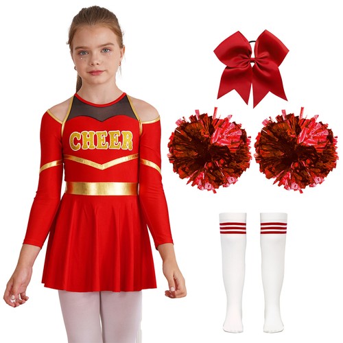 Mädchen langarm cheerleading - mädchen,