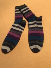 selbstgestrickte handgestrickte Socken, Größe 38/39