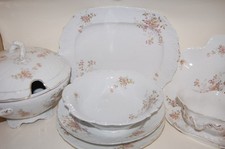 Speiseservice 4 Pers. 18tlg. große Suppenterrine Jugendstil unbekannt