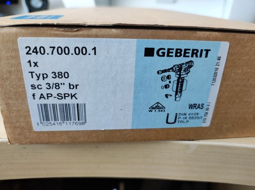 Geberit schwimmerventil typ - 1,