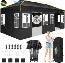 COBIZI Faltpavillon 3x3/3x6 Pop up Pavillon Wasserdicht Anti-UV Gartenpavillon