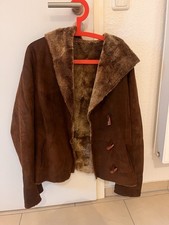 Lammfelljacke Damen 38 Braun