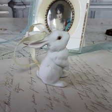 Süßer Rosenthal Porzellanhase, Osterhase zum Hängen, älter