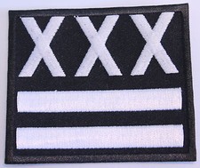 STRAIGHT EDGE TRIPLE X PATCH