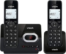 VTech CS2051 schnurloses Telefon mit Anrufbeantworter und 2 Mobilteilen, ECO+ Mo