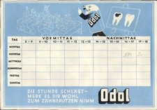 Stundenplan Reklame ODOL