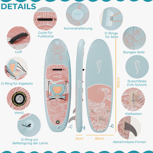 Gunji aufblasbares sup board - gunji®,