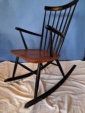 Schaukelstuhl vintage im schwedischen Stil von Hagafors Midcentury