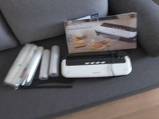 Vakuumiergerät Folienschweißgerät 3 in 1 Schneiden Vakuumieren Verschweißen