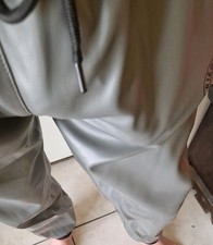 Mr. Riegillio Jogger Kunstleder grau 3XL Gay Soxx Sneaker