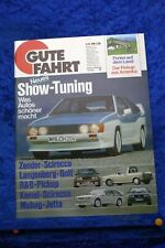 Gute Fahrt 6/82 VW Tuning Zender Mahag Kamei Langenberg Golf Scirocco Jetta