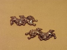 Moderne Tsuba Messing Löwe
