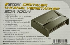 ETON SDA 100.4 Digitaler 4-Kanal Verstärker