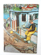 AK Nordsee Hafen Fischer beim