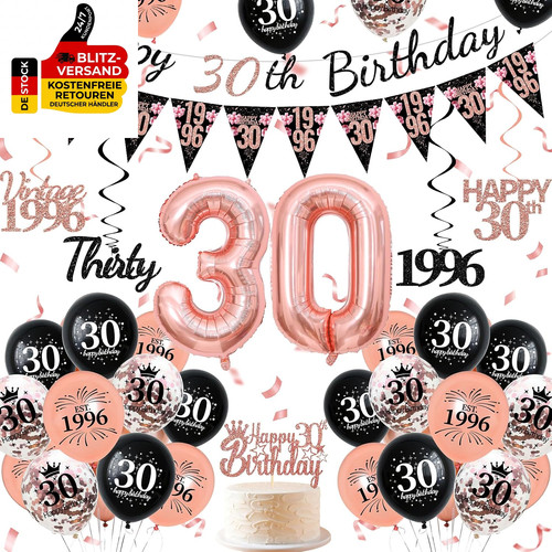 Geburtstag frauen deko - 30,